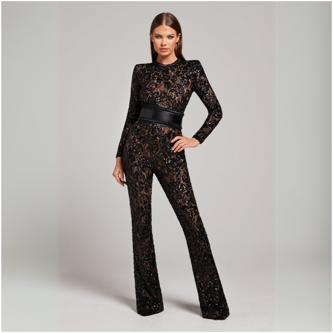 Women's Lace Jumpsuit | Full Body Lace Jumpsuit | Bellagio Moda