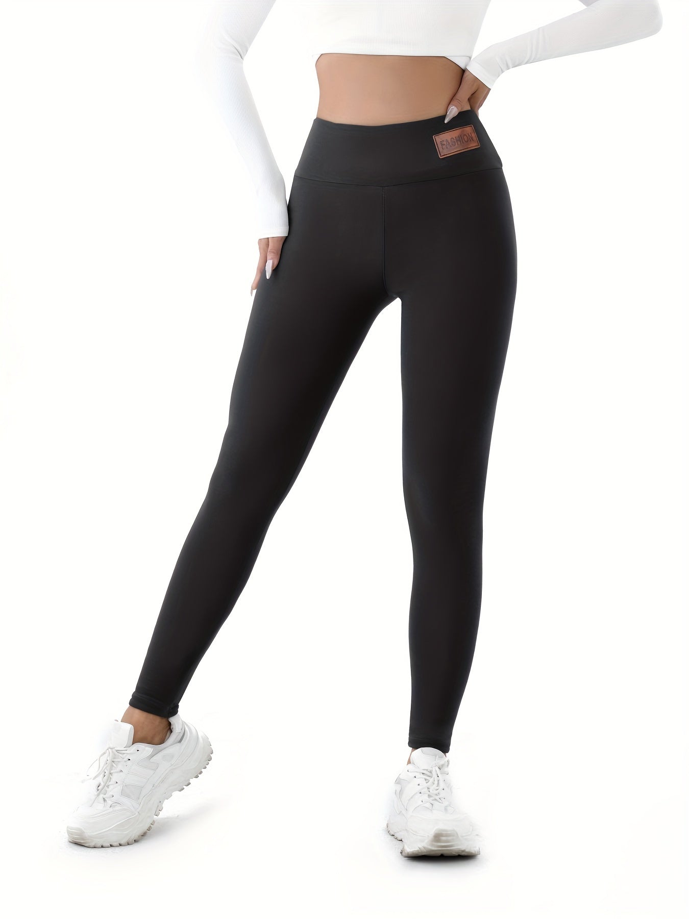 Lana | Cozy Fleece-Lined Leggings – Warm and Stretchy Activewear for Autumn & Winter