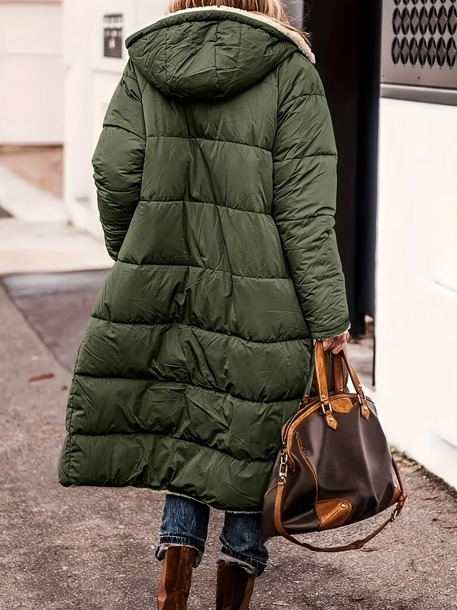 Knee Length Winter Coat | Padded Winter Coat | Bellagio Moda