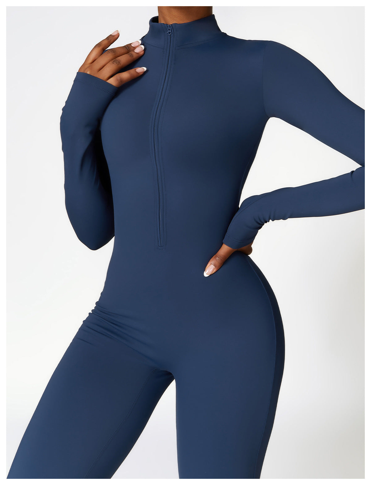 Women's Long Sleeve Jumpsuit | Bellagio Moda