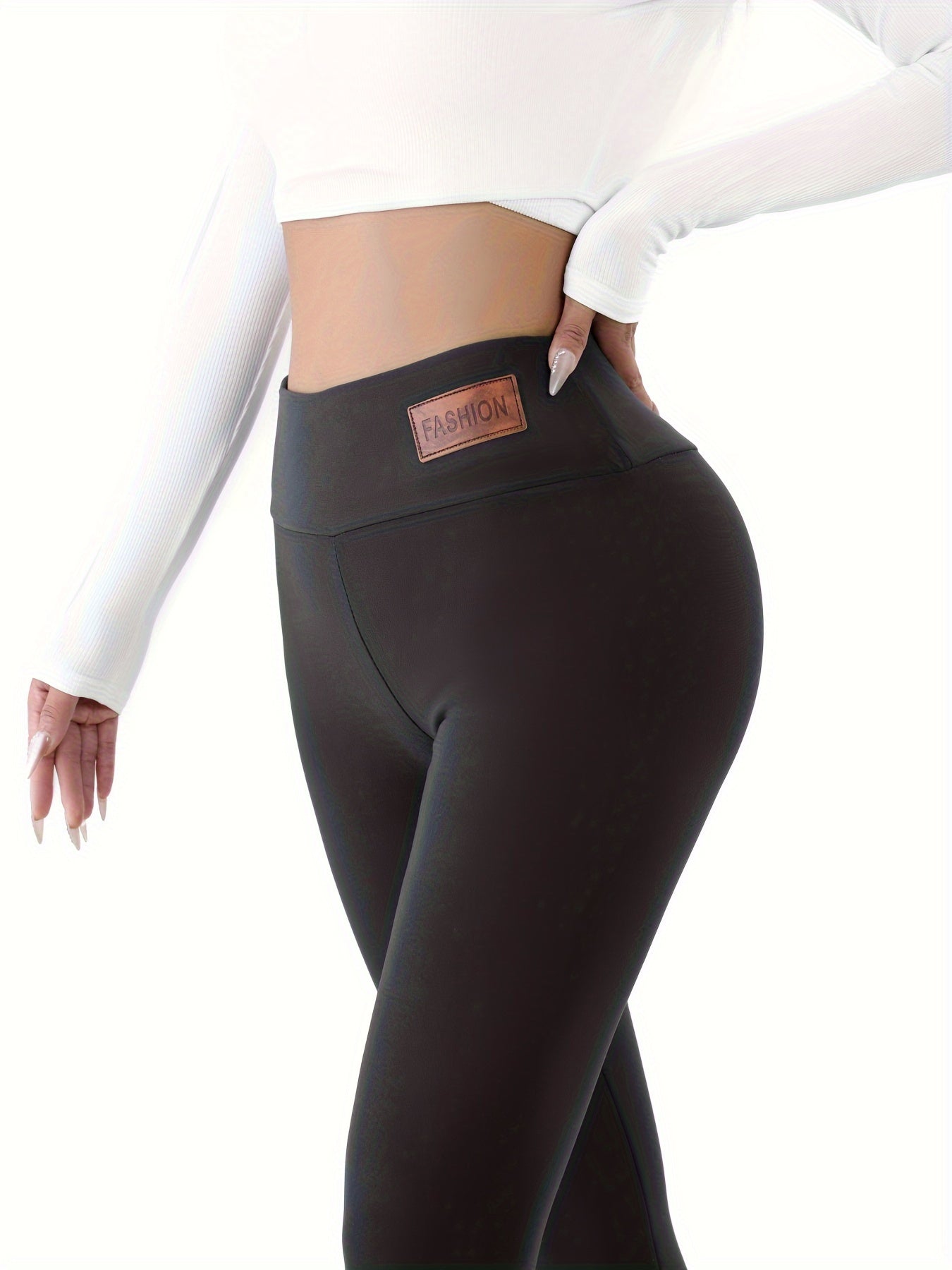 Lana | Cozy Fleece-Lined Leggings – Warm and Stretchy Activewear for Autumn & Winter