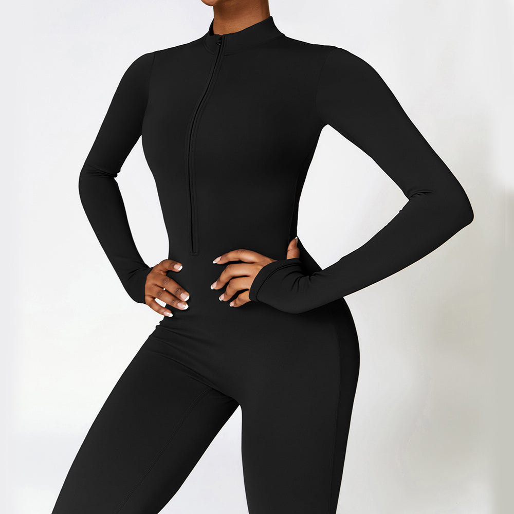 Women's Long Sleeve Jumpsuit | Bellagio Moda