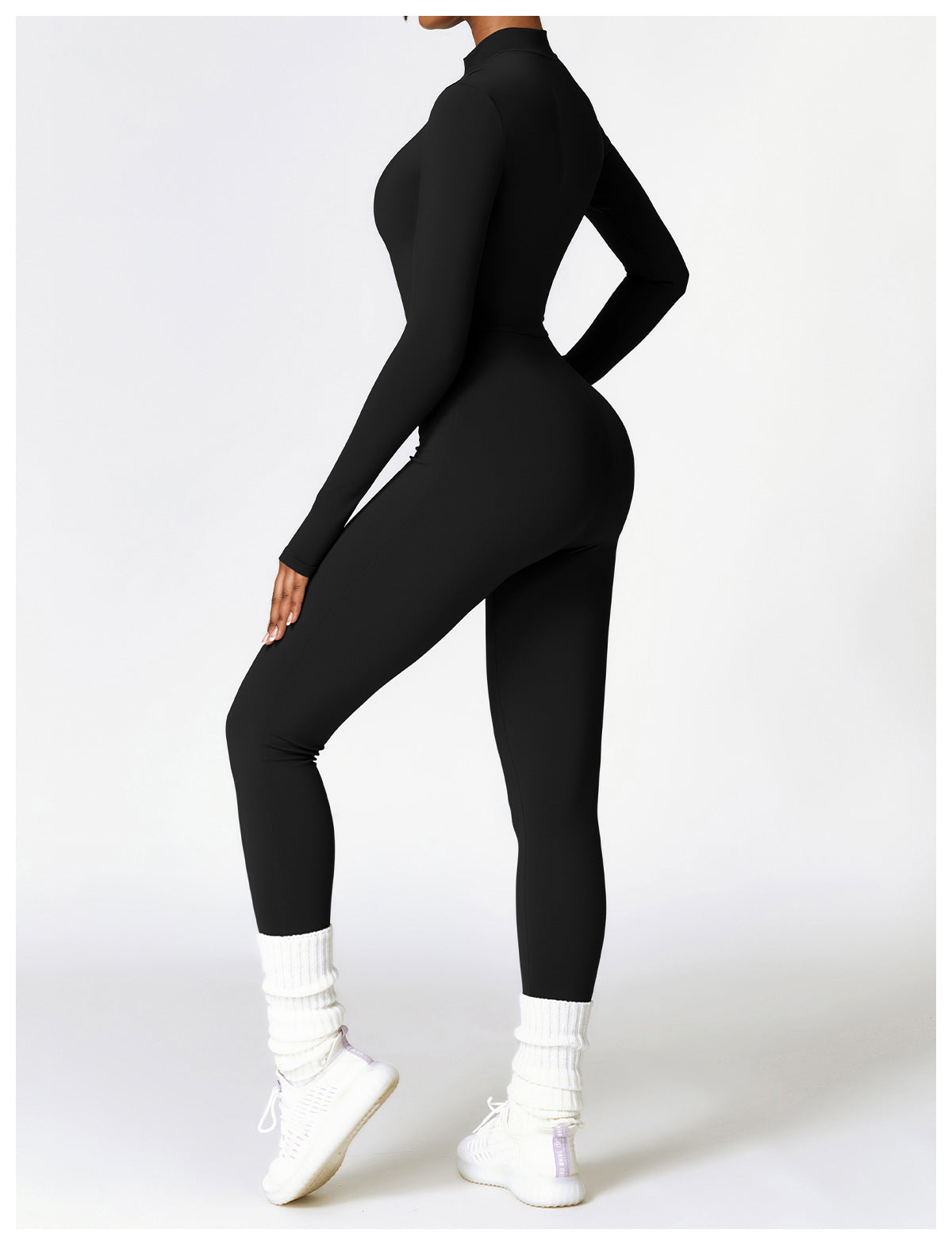 Women's Long Sleeve Jumpsuit | Bellagio Moda