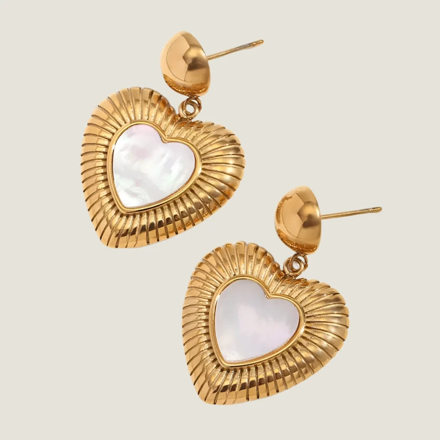 Heart Hoop Earrings | Amour Royale Earrings | Bellagio Moda