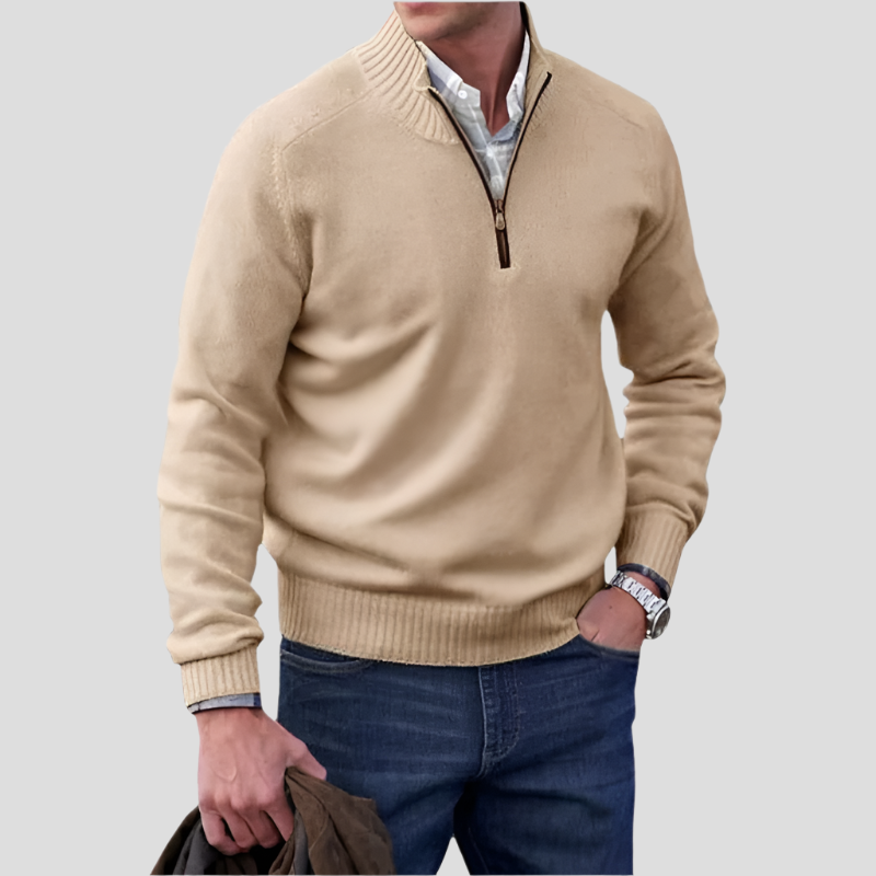 Bivoo Cashmere Zipper Sweater