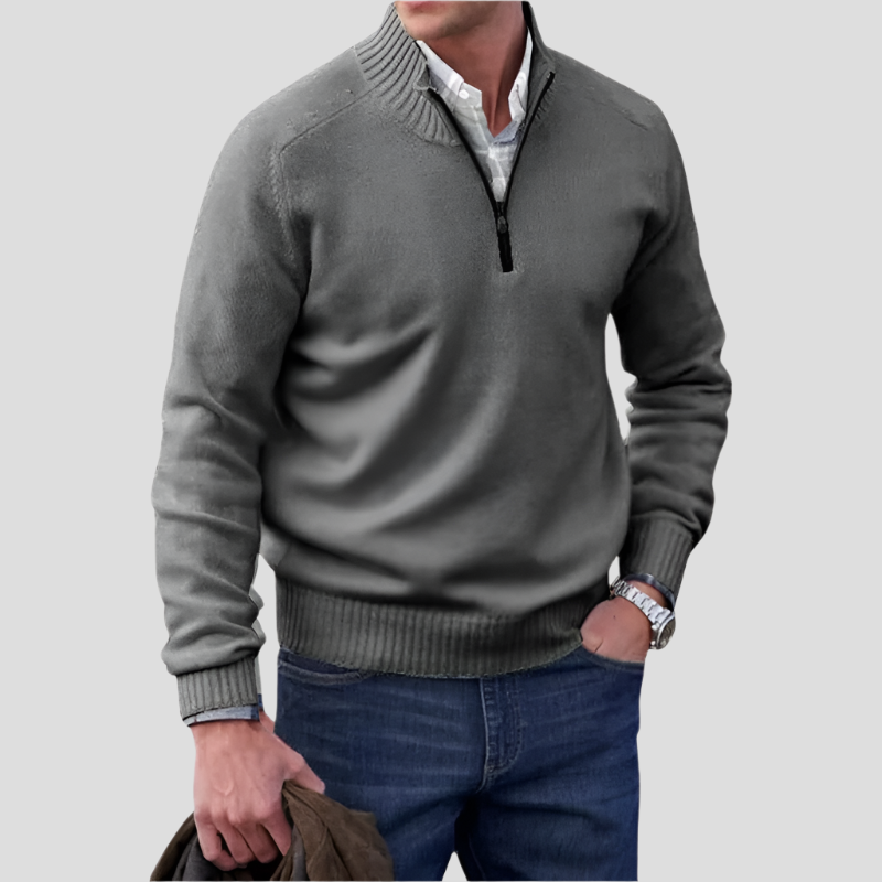 Bivoo Cashmere Zipper Sweater