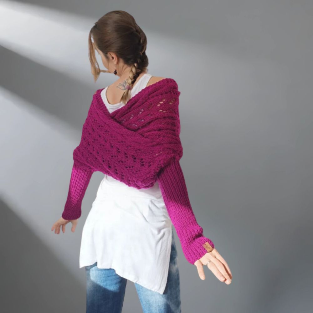 Bibi - Comfortable knitted women's scarf