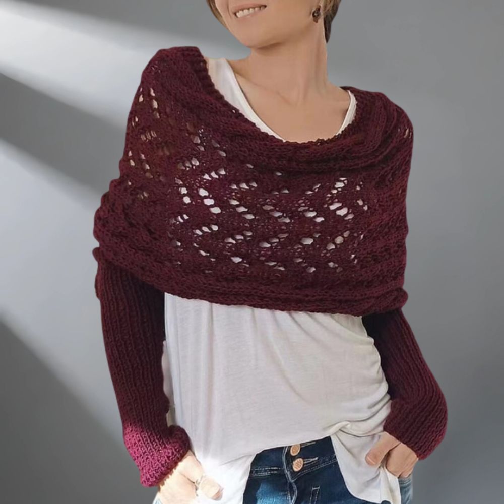 Bibi - Comfortable knitted women's scarf