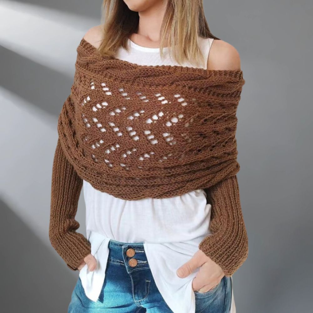 Bibi - Comfortable knitted women's scarf