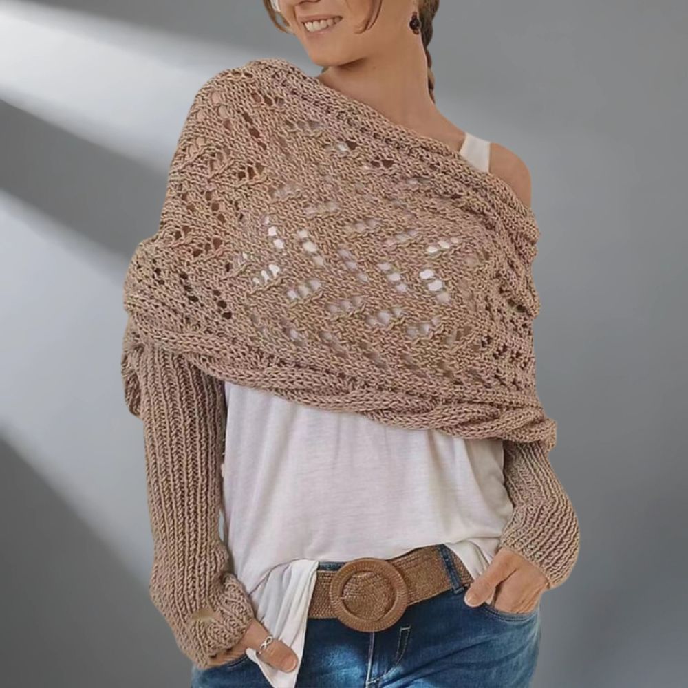 Bibi - Comfortable knitted women's scarf