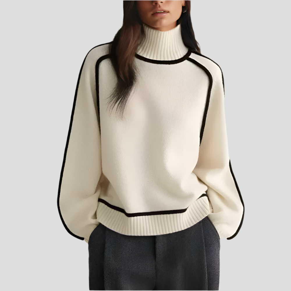 Brenda High-Neck Fashion Sweater