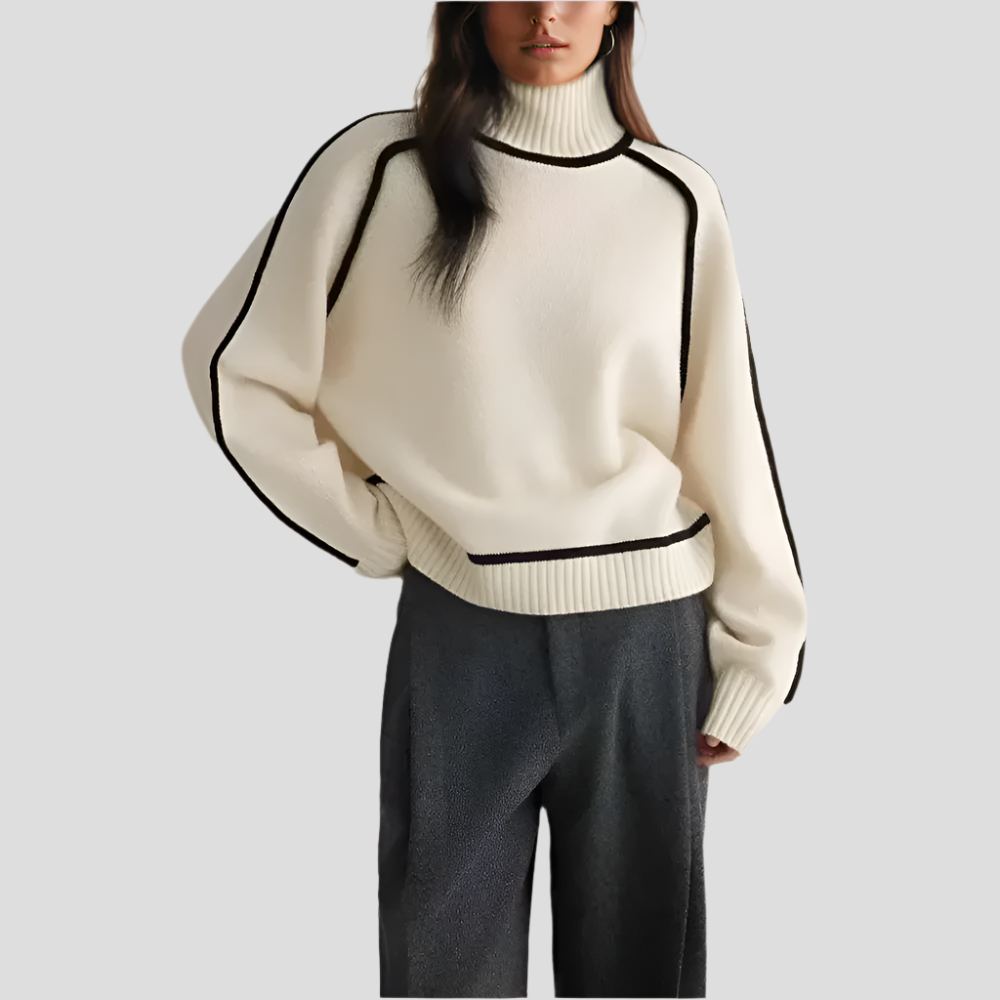 Brenda High-Neck Fashion Sweater