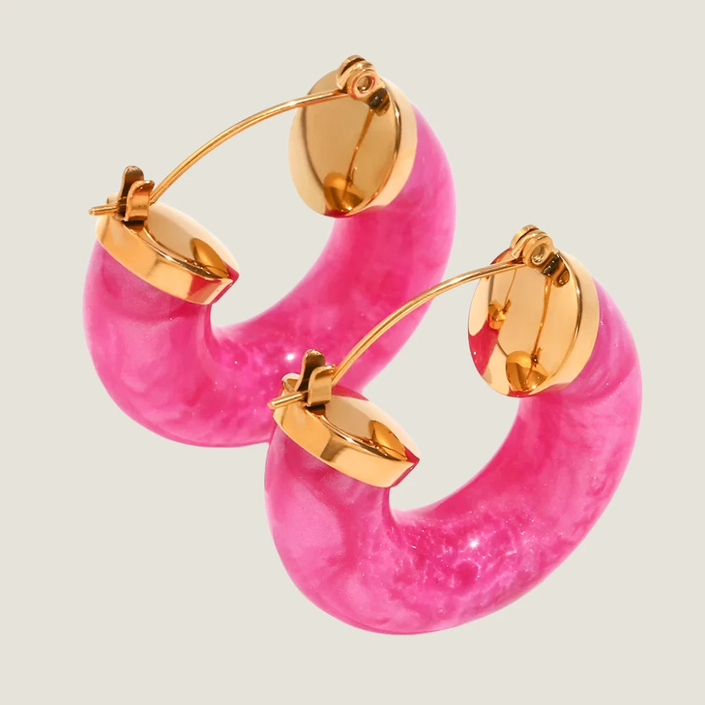 Glow Hoop Earrings | Ethereal Hoop Earrings | Bellagio Moda