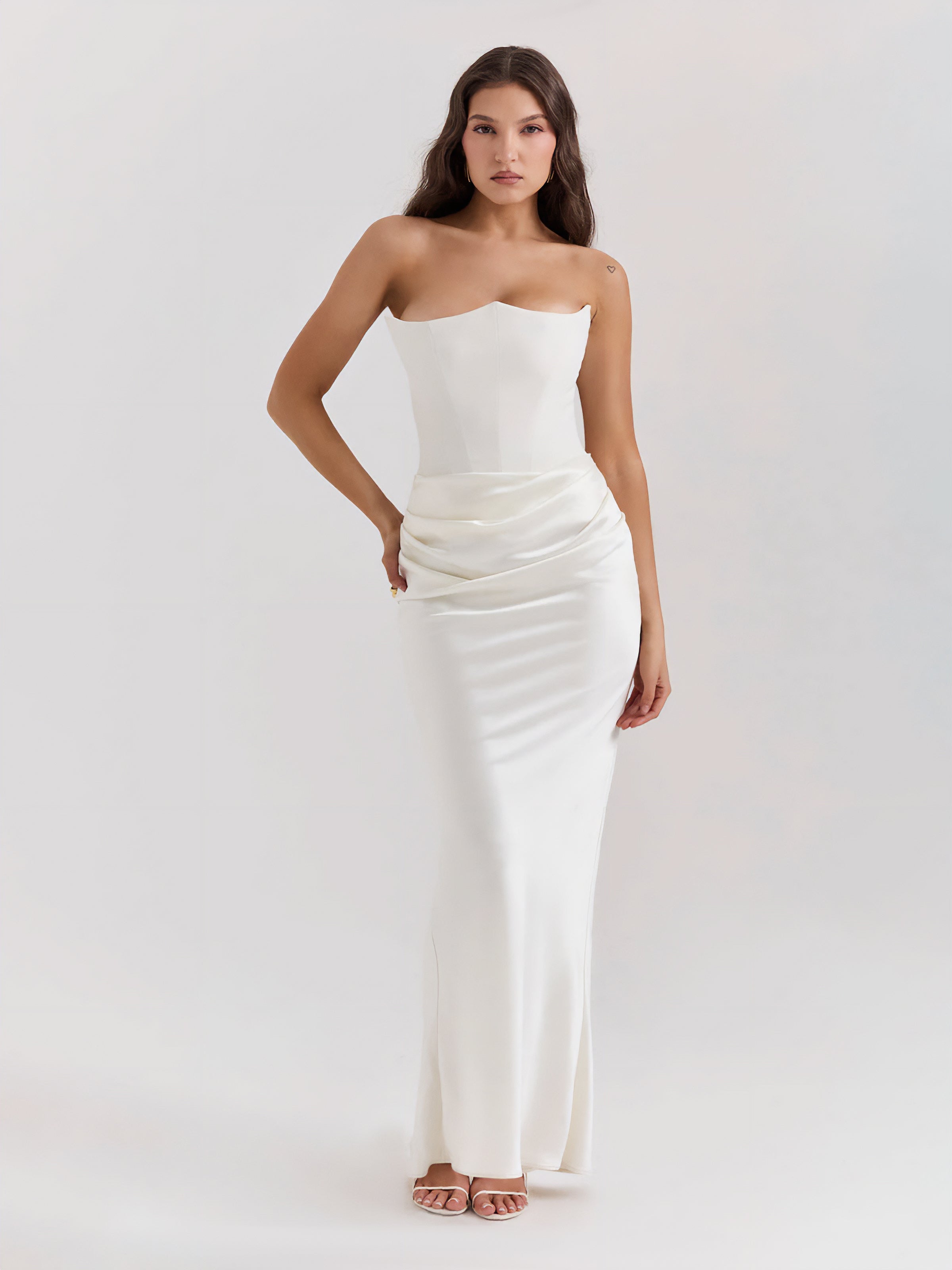 Women's Maxi Dress | Strapless Maxi Dress | Bellagio Moda