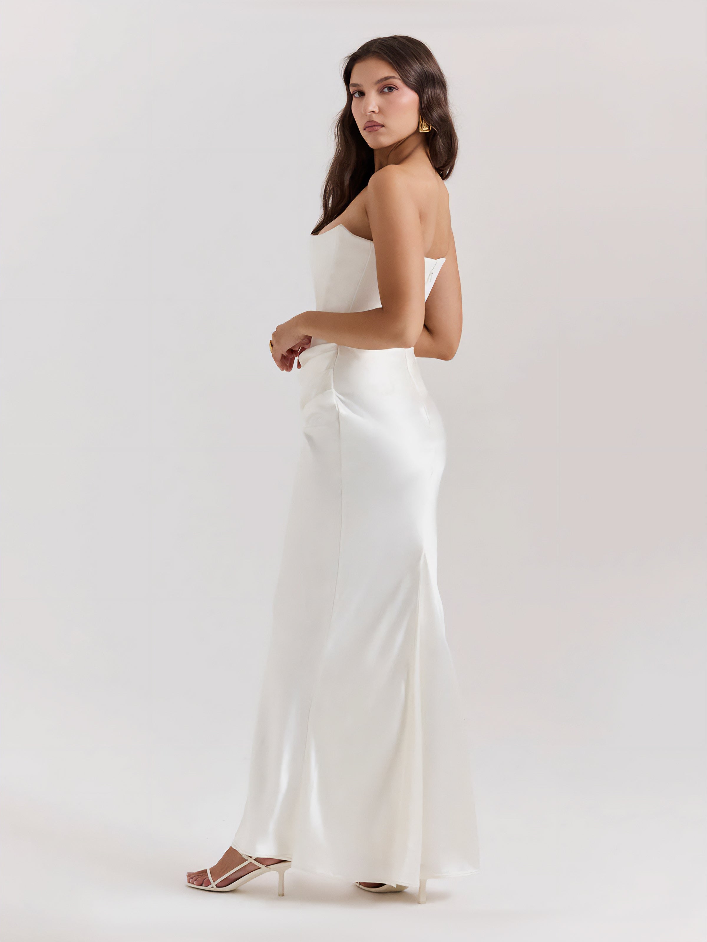 Women's Maxi Dress | Strapless Maxi Dress | Bellagio Moda