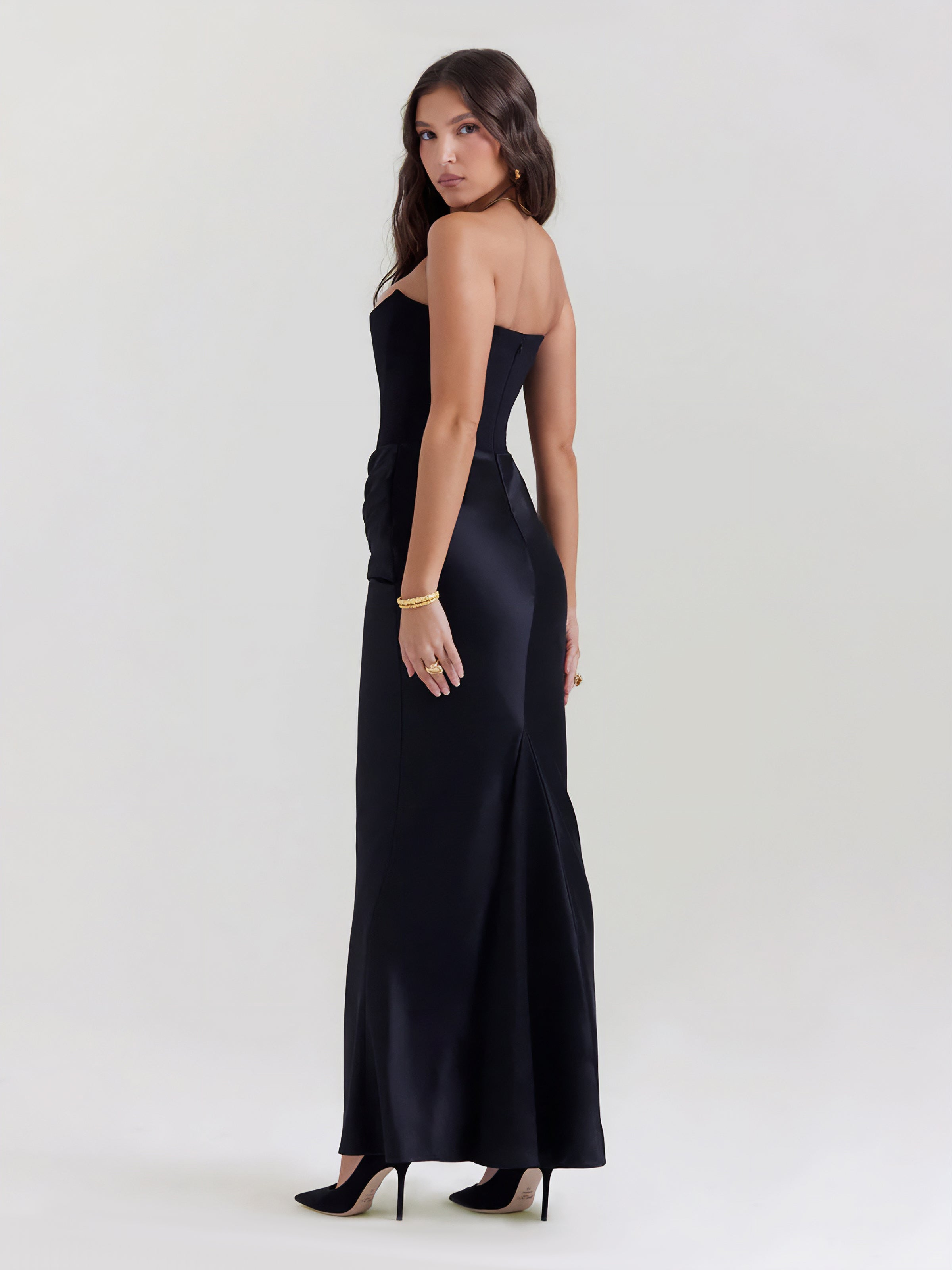 Women's Maxi Dress | Strapless Maxi Dress | Bellagio Moda