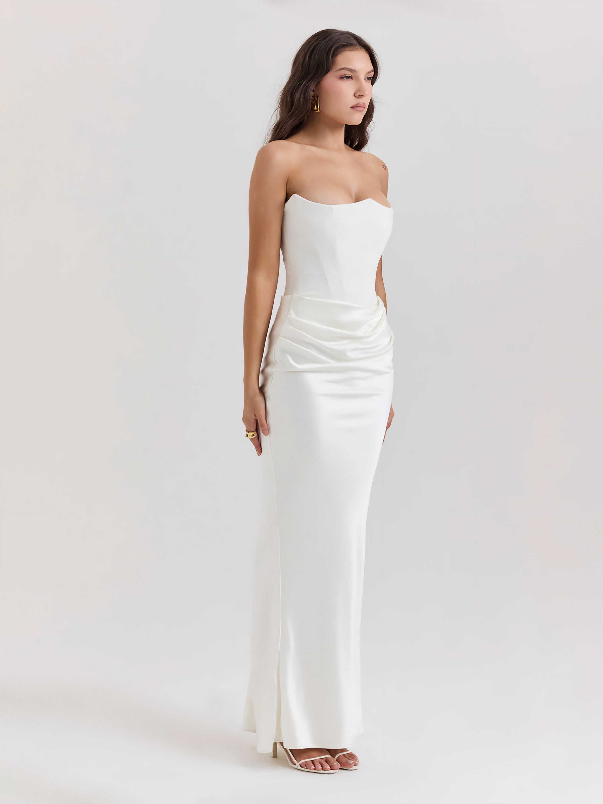 Women's Maxi Dress | Strapless Maxi Dress | Bellagio Moda