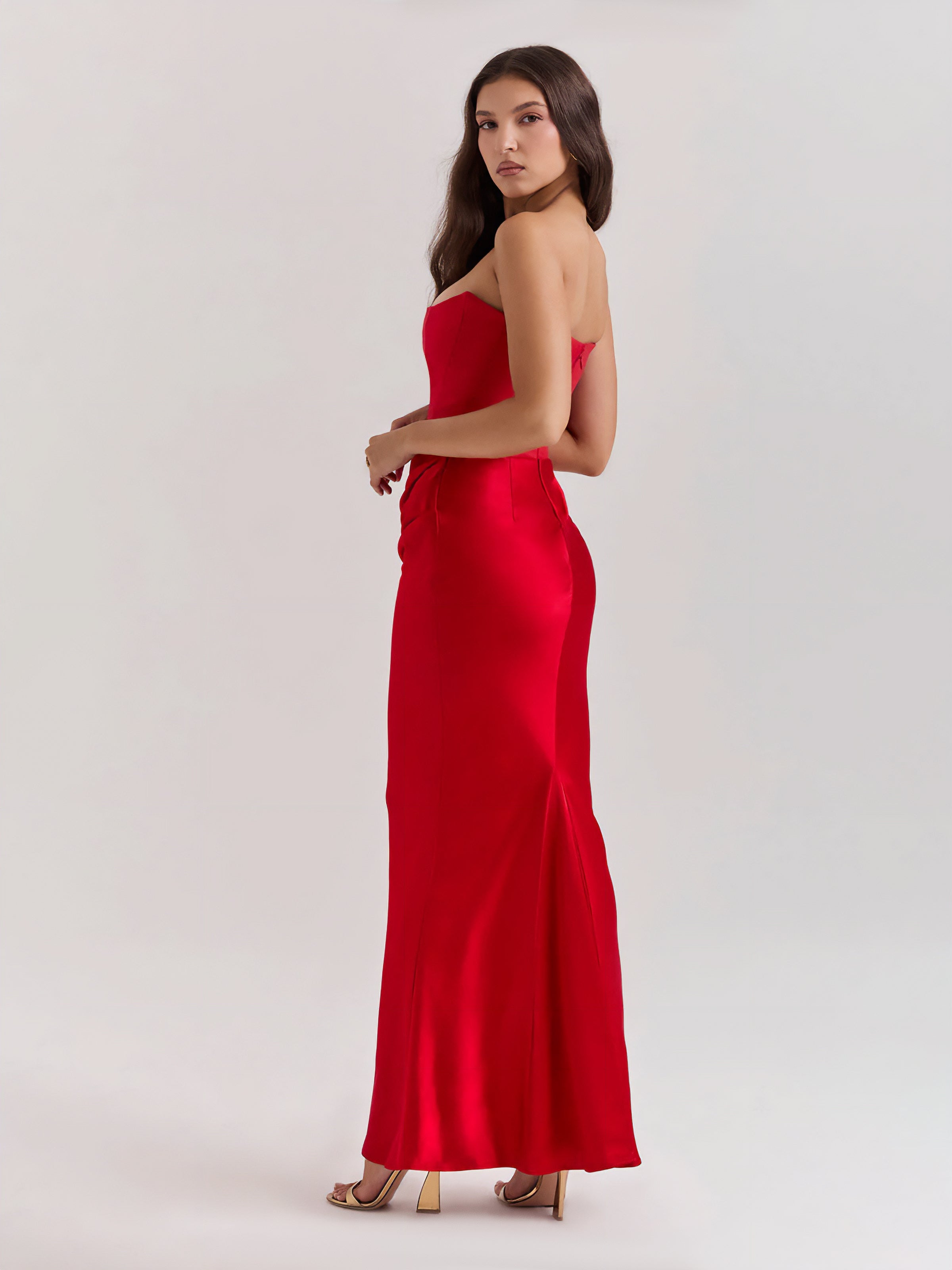 Women's Maxi Dress | Strapless Maxi Dress | Bellagio Moda