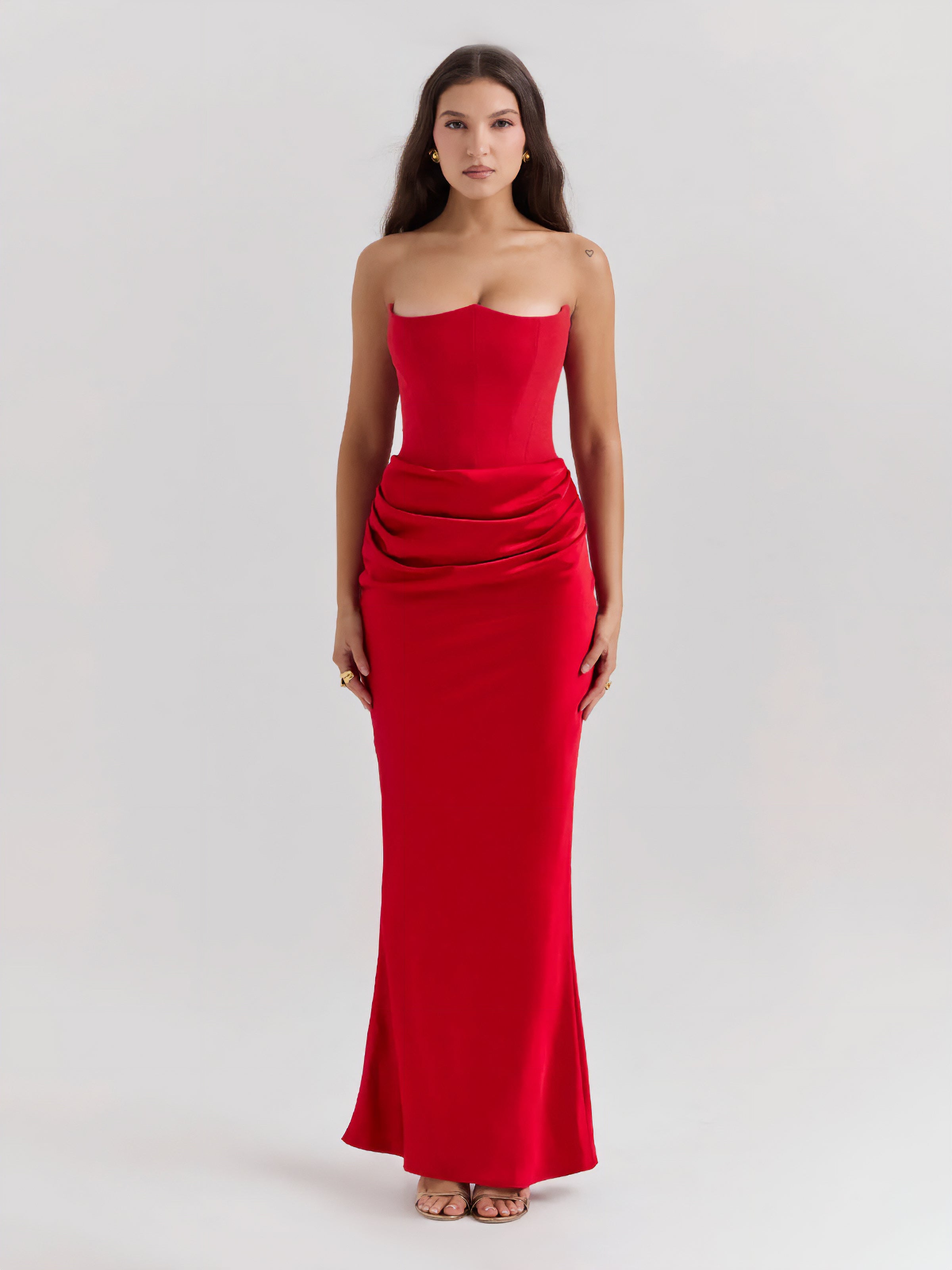 Women's Maxi Dress | Strapless Maxi Dress | Bellagio Moda