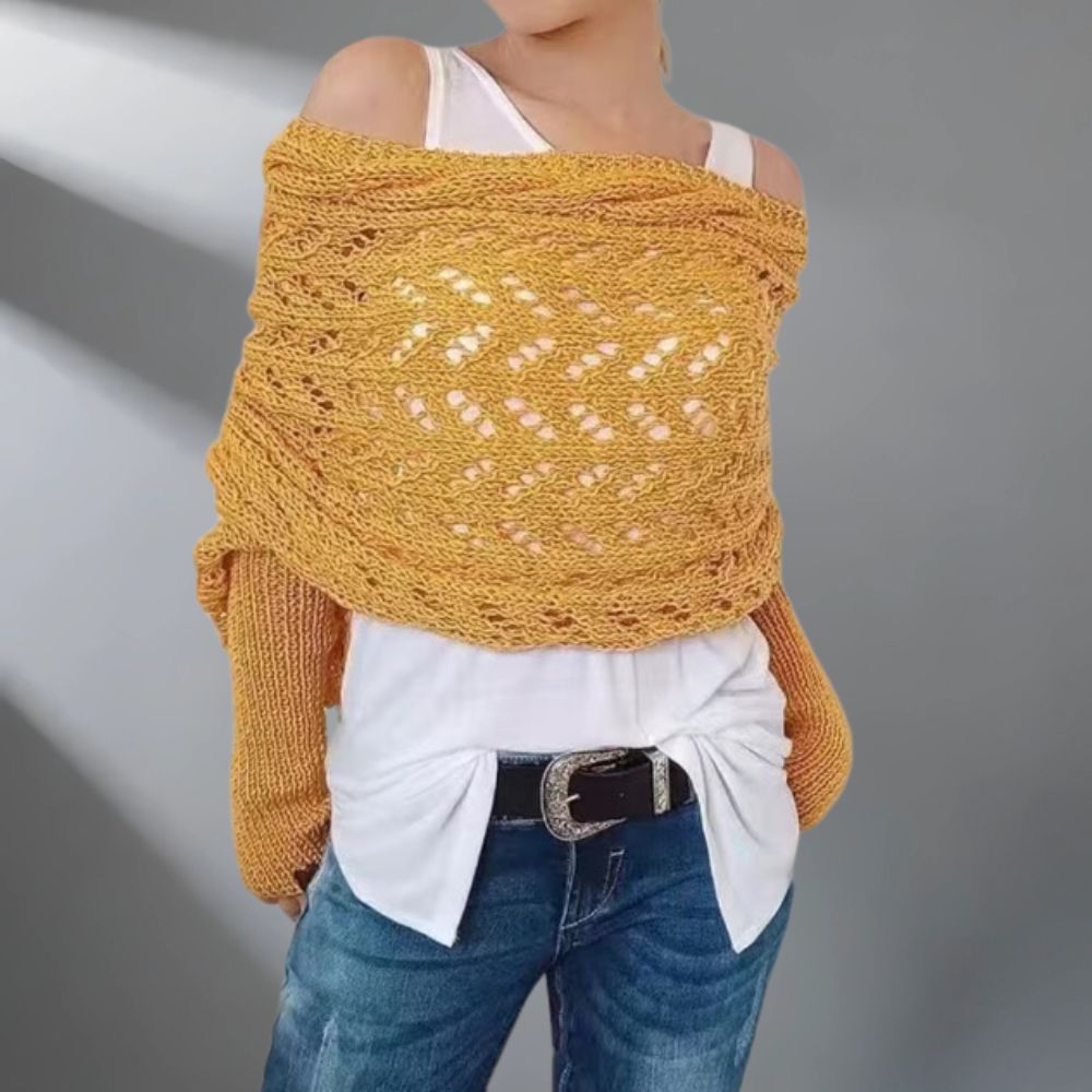 Bibi - Comfortable knitted women's scarf