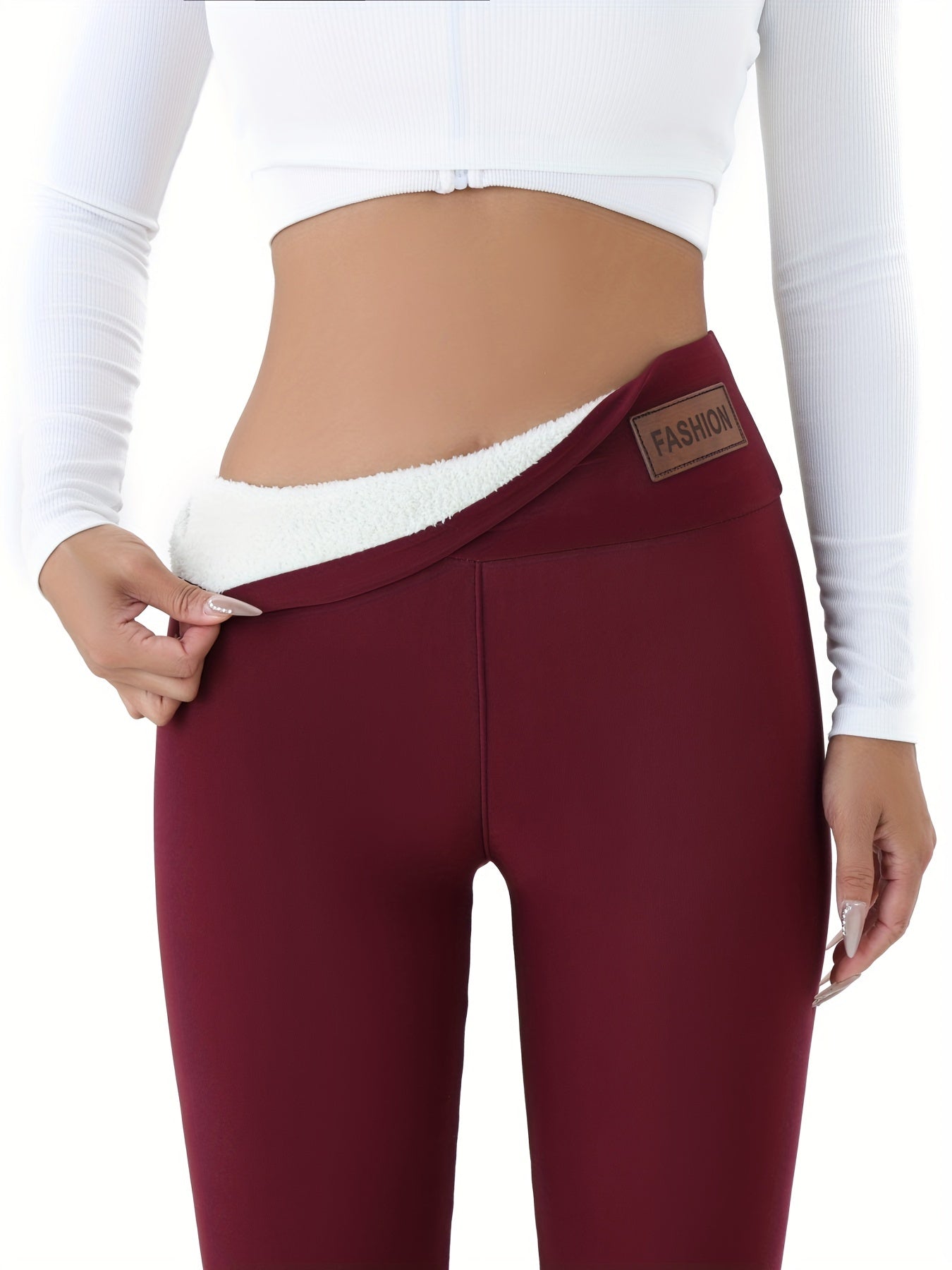 Lana | Cozy Fleece-Lined Leggings – Warm and Stretchy Activewear for Autumn & Winter