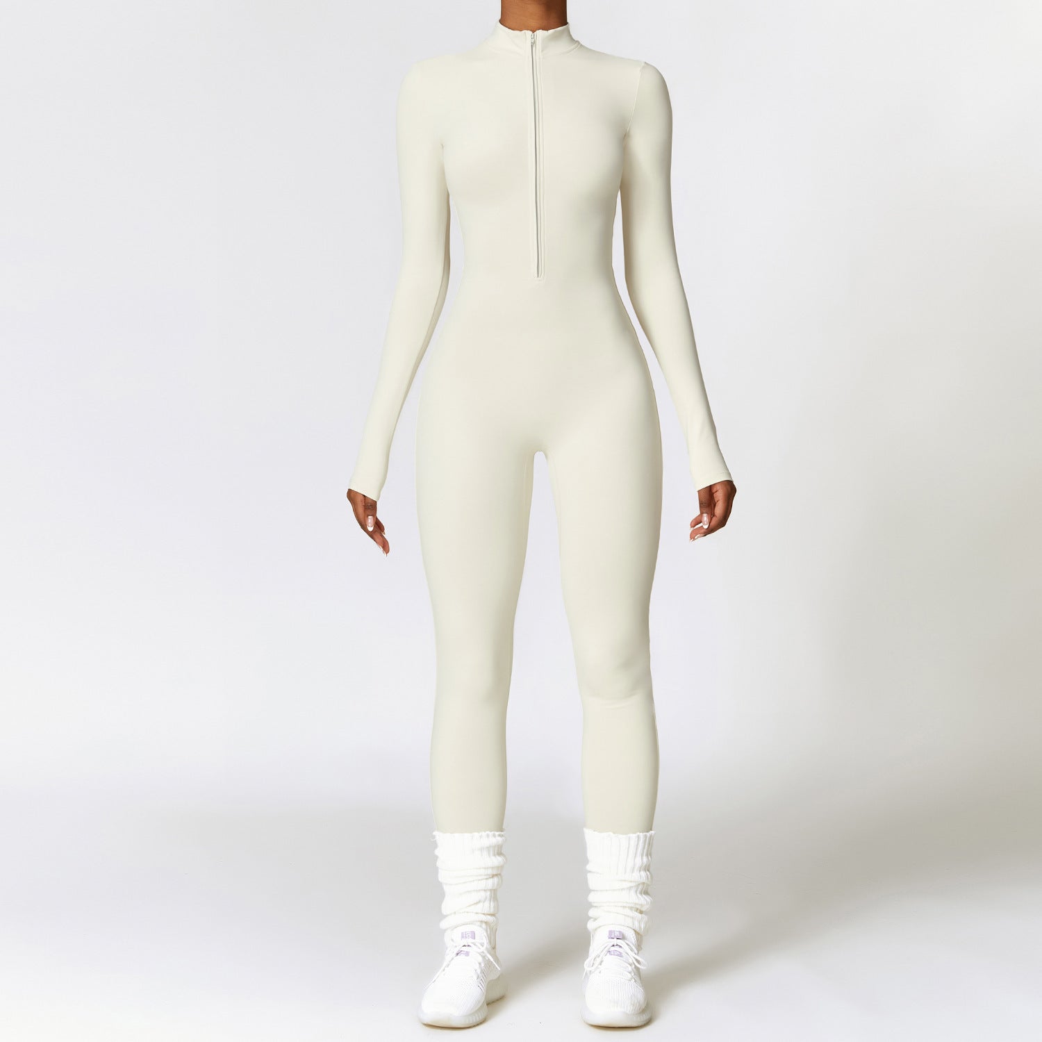 Women's Long Sleeve Jumpsuit | Bellagio Moda