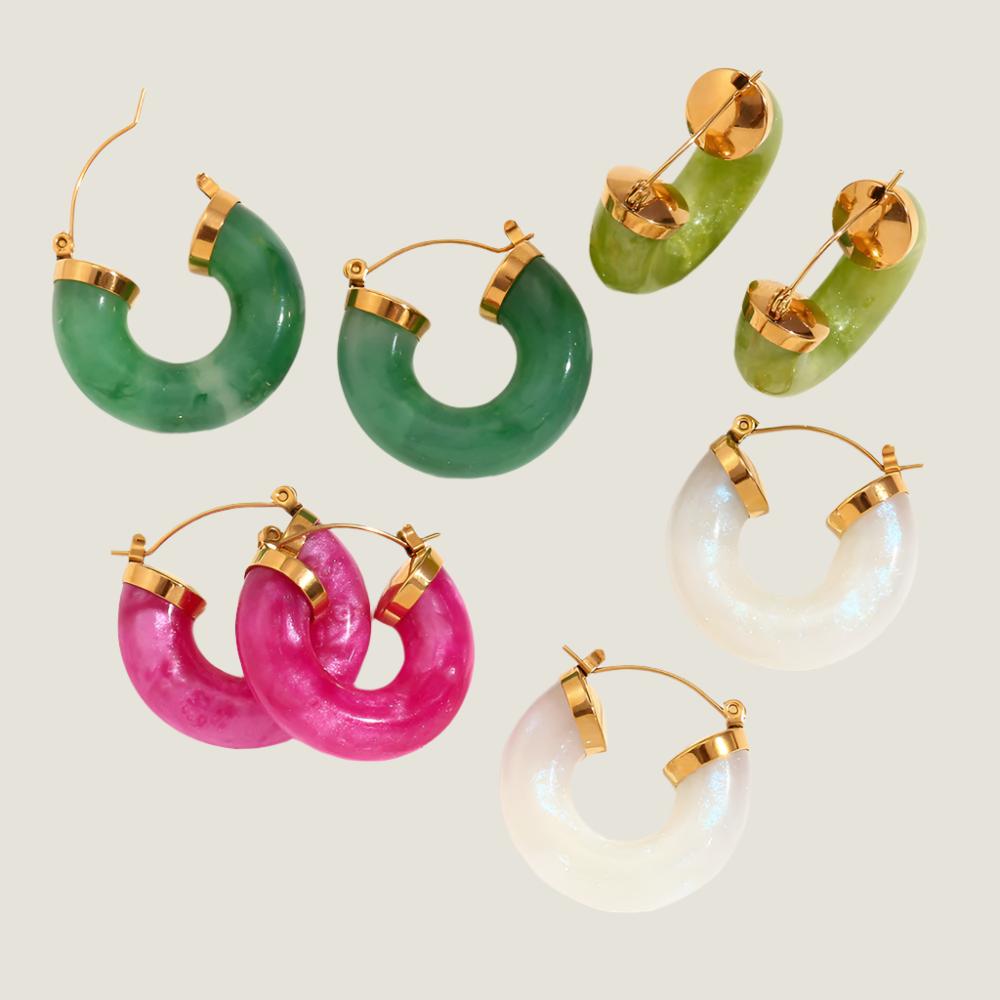 Glow Hoop Earrings | Ethereal Hoop Earrings | Bellagio Moda