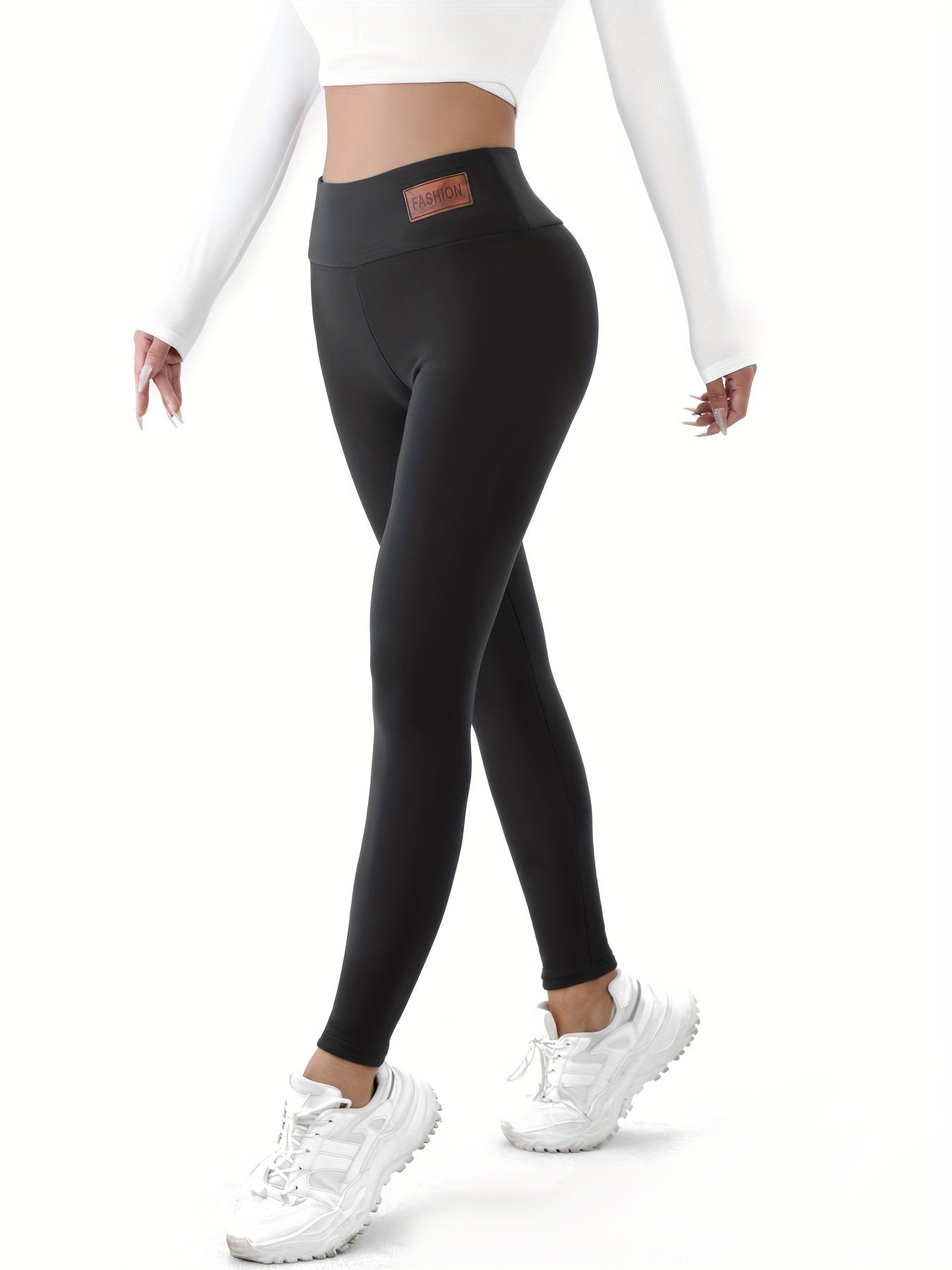 Lana | Cozy Fleece-Lined Leggings – Warm and Stretchy Activewear for Autumn & Winter