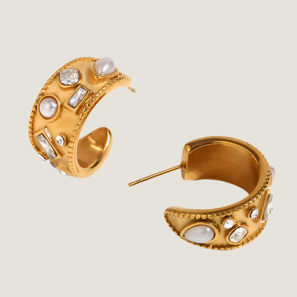 Women's Hoop Earrings | Splendor Hoop Earrings | Bellagio Moda