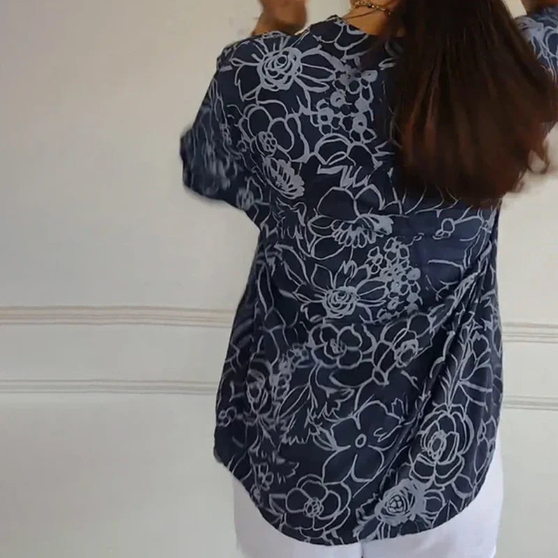 Isabelle - The Lightweight Floral Blouse for Effortless Elegance